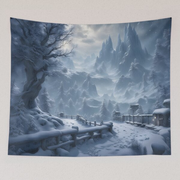 Item preview, Frozen Fury: The Heart of the Blizzard designed and sold by PawPrintedArt.