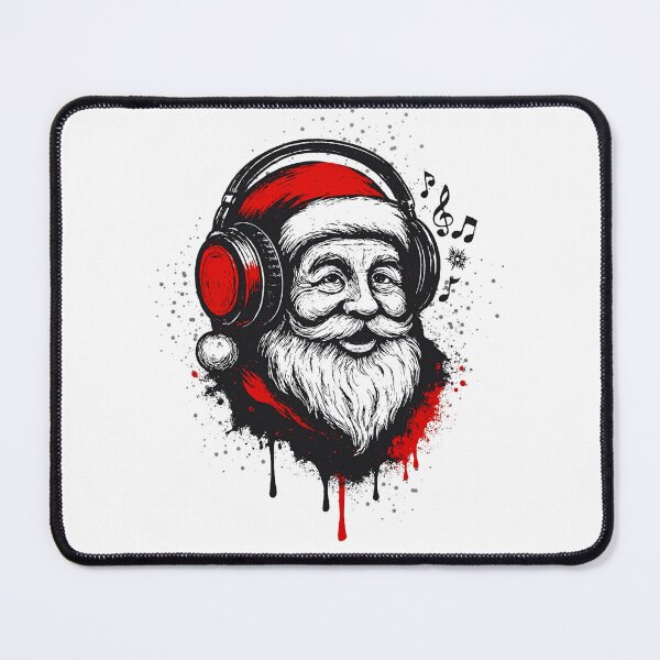 Item preview, Santa Beats – Vintage Graffiti Holiday T-Shirt designed and sold by chuxiedesign.