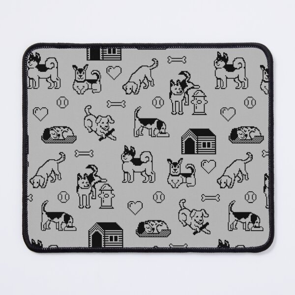 Item preview, Pixel Dogs in Monochrome Palette designed and sold by illucalliart.