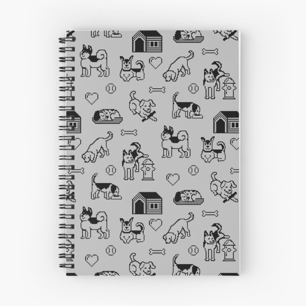 Item preview, Pixel Dogs in Monochrome Palette designed and sold by illucalliart.