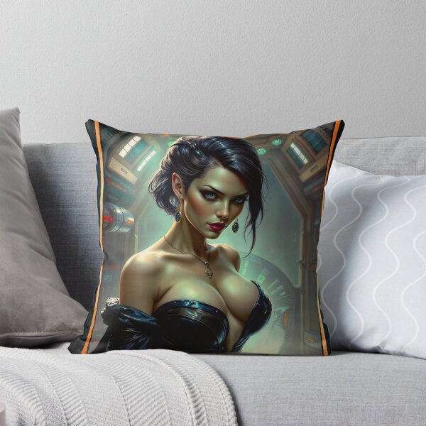 Item preview, The Enigmatic Lady Vallarelcia Of Xzelphious Prime Mesmerizing AI Concept Art by Xzendor7 designed and sold by Xzendor7 Digital Art Creations.