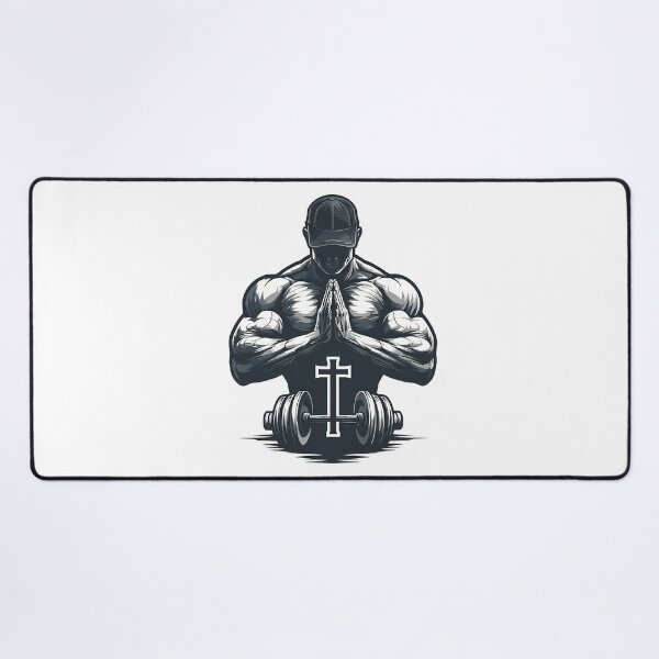 Item preview, Faith and Strength - Pray, Lift, Repeat - Christian Gym Motivation Design designed and sold by D-Oles-Mercher.