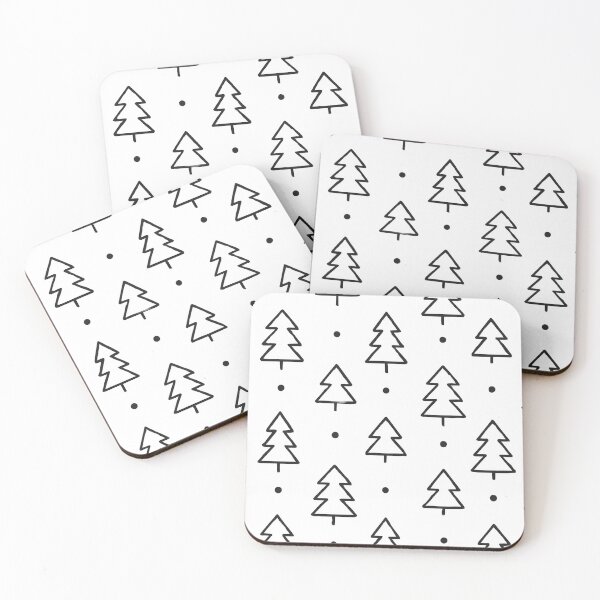 Item preview, Minimalist Christmas Tree Pattern – Modern Holiday Vibes designed and sold by Geafixy.