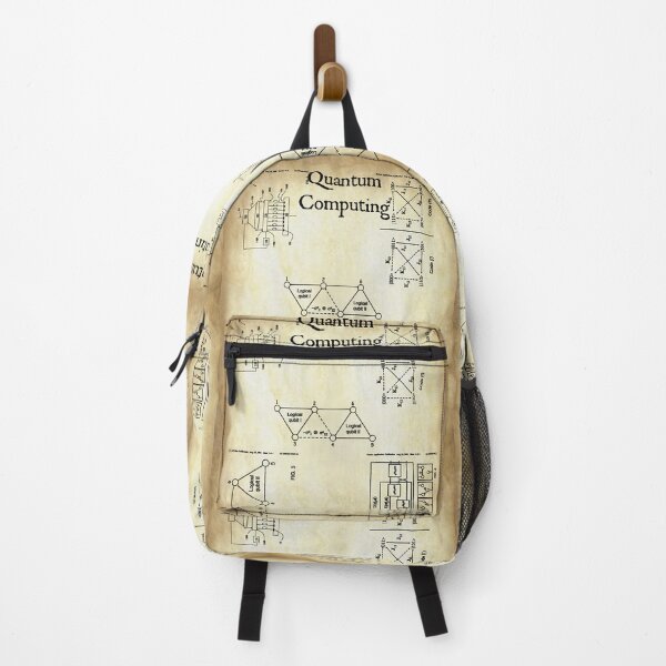 Item preview, Nerdy Vintage Quantum Computing Patent Math Science Teacher Black Text Parchment designed and sold by MathWare MathClips.