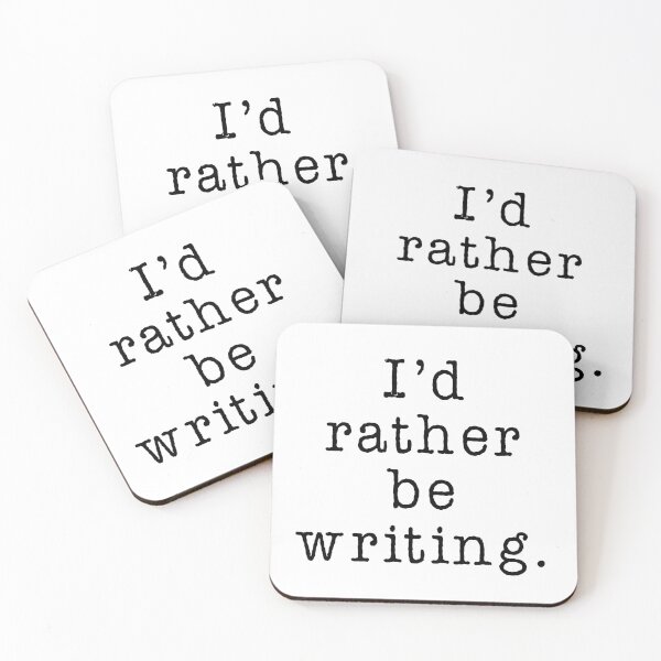 Item preview, I'd Rather be Writing designed and sold by teesaurus.