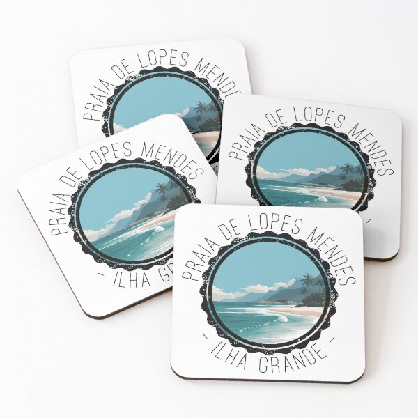 Item preview, Praia de Lopes Mendes - Ilha Grande (with Black Lettering) designed and sold by VelvetRoom.