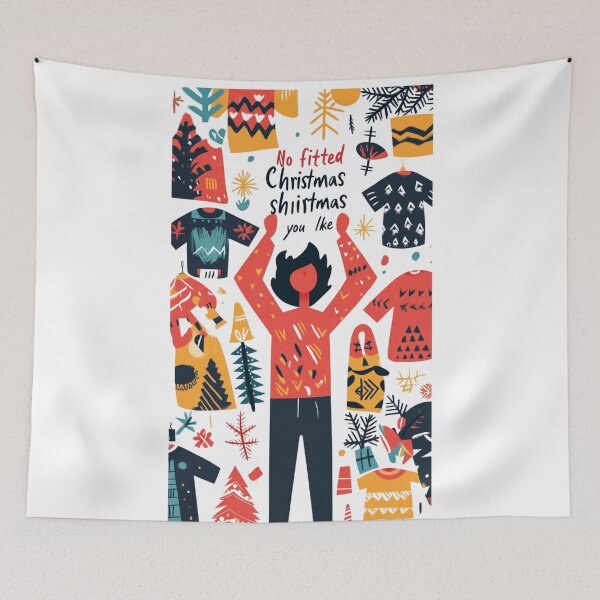Item preview, No fitted Christmas shirt yout like. designed and sold by  ViralVisionsCreating .