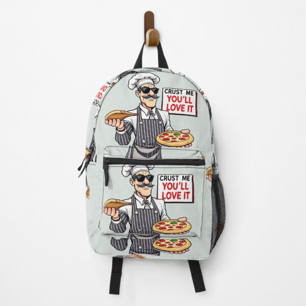 Item preview, Crust Me You'll Love It, Funny Pop Art Pizza Chef Merchandise designed and sold by SaucyFoodTruck.