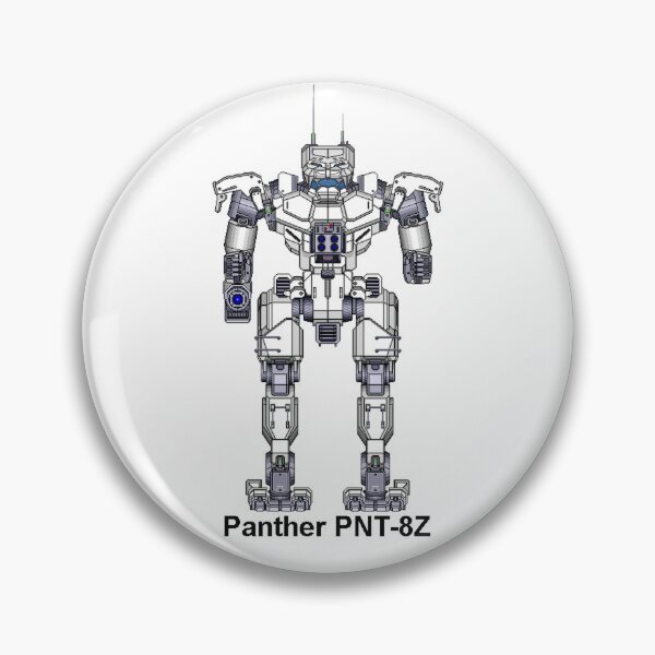 Item preview, Panther PNT-8Z (White) - Inner Sphere BattleMech designed and sold by DagleysDesigns.