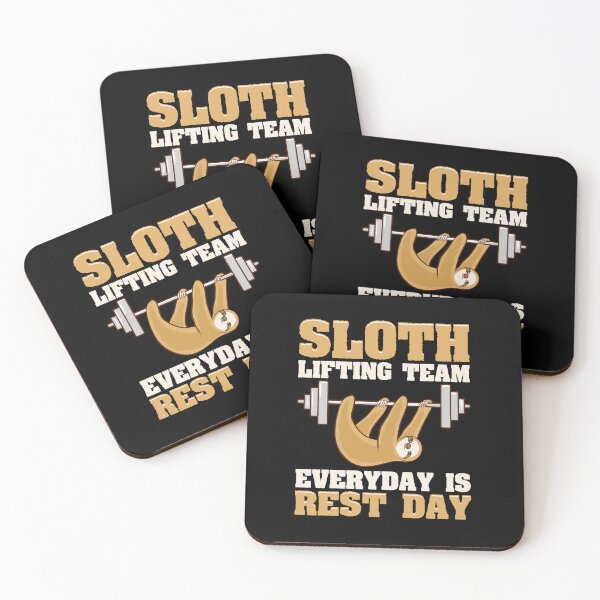 Item preview, Sloth Lifting Team Every Day Is Rest Day Conserving Energy designed and sold by Maria Garcia.