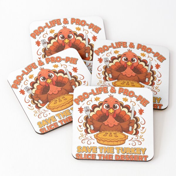 Item preview, Pro-Life and Pro-Pie Funny Thanksgiving Turkey and Pie Lover designed and sold by Mad Mama Designs.