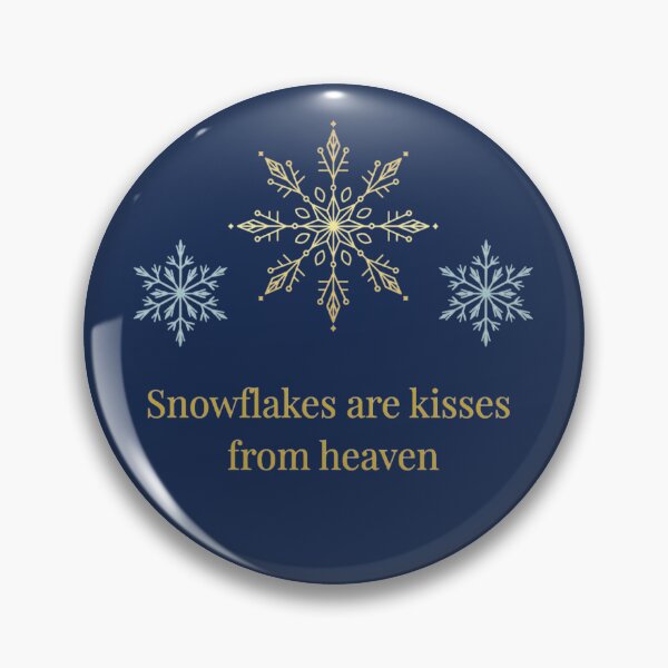 Item preview, Snowflakes are kisses from heaven designed and sold by Cozy Doodle Club.