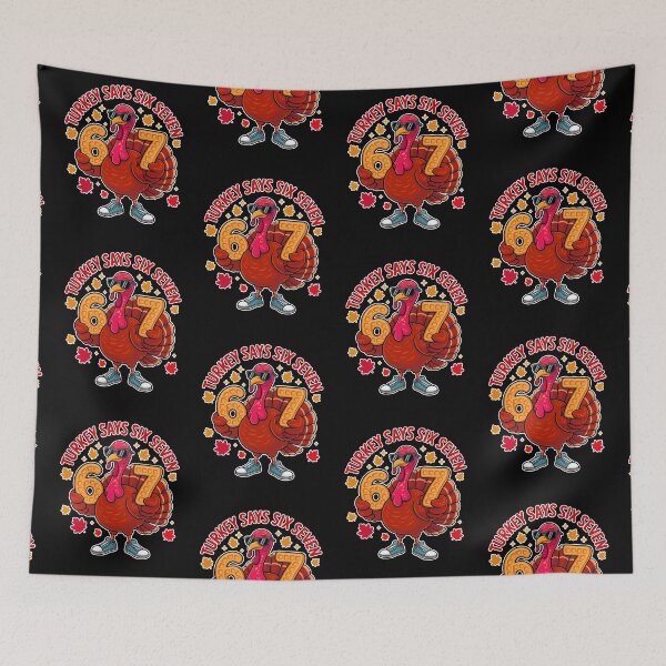 Item preview, Turkey Says Six Seven  designed and sold by WoodburyLake.