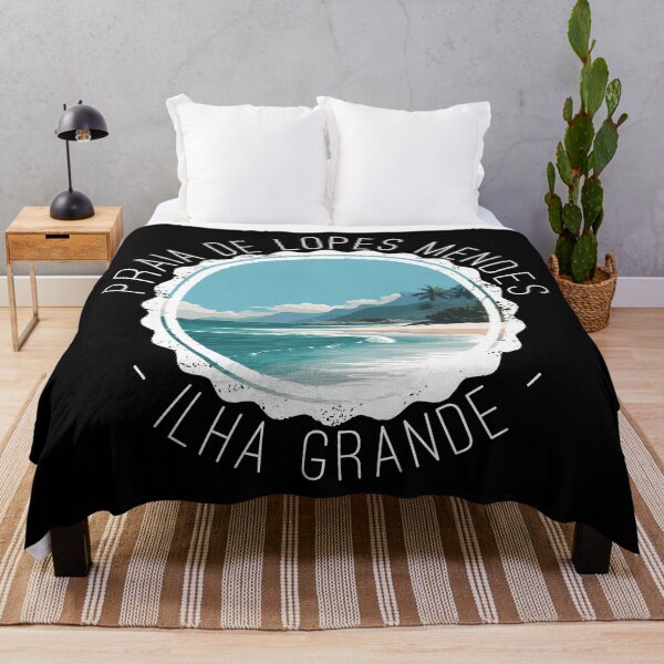Artikelvorschau, Praia de Lopes Mendes – Ilha Grande (mit weißer Schrift) entworfen und verkauft von VelvetRoom.