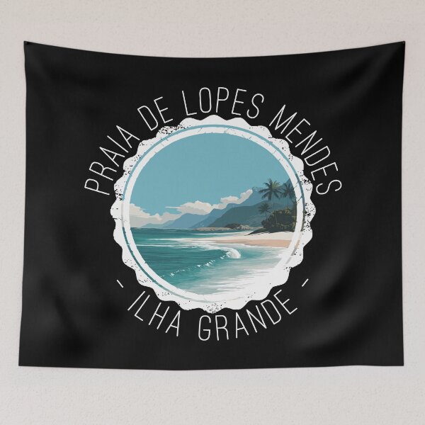 Item preview, Praia de Lopes Mendes - Ilha Grande (with White Lettering) designed and sold by VelvetRoom.