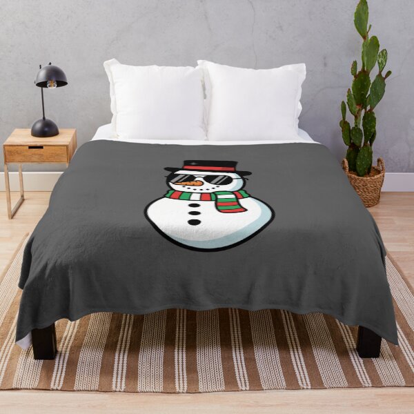 Item preview, Cool Snowman with Sunglasses – Funny Christmas Winter Illustration designed and sold by UniqueCharms.