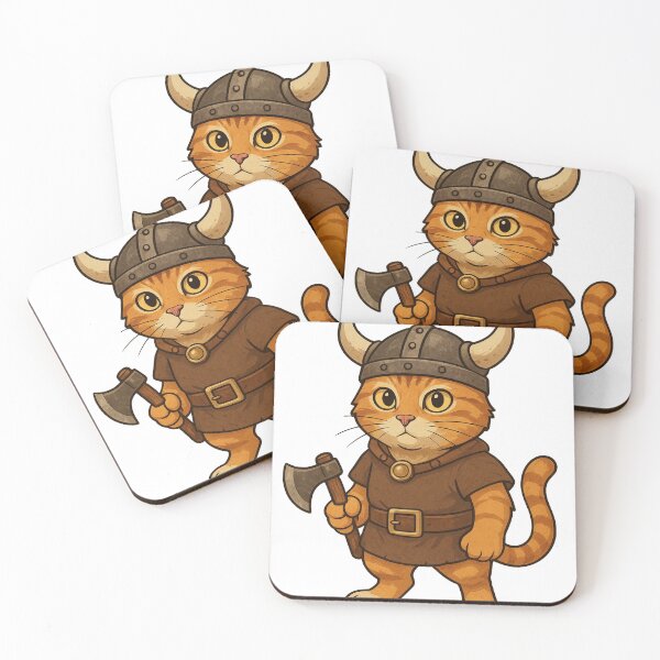 Item preview, Cute Viking Cat designed and sold by Keios Cool Apparel.