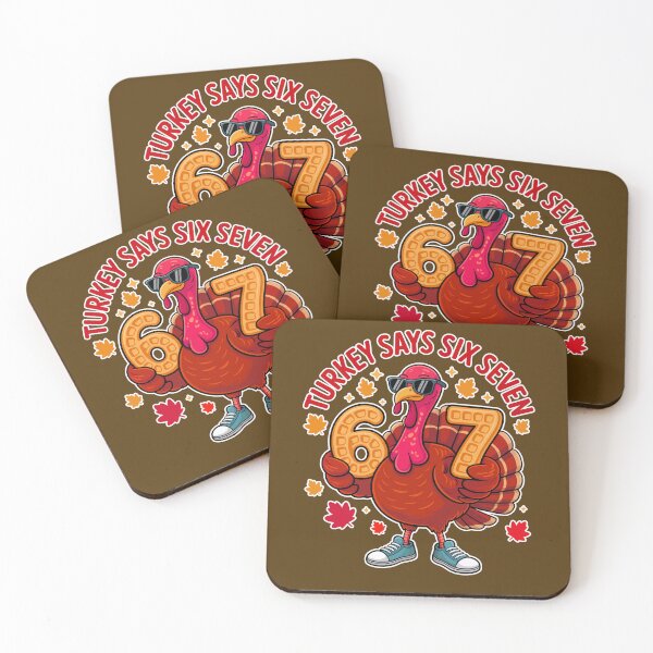 Item preview, Turkey Says Six Seven  designed and sold by WoodburyLake.