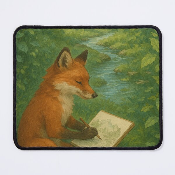 Item preview, Fox Painting in the Woods designed and sold by thehaywirehoney.