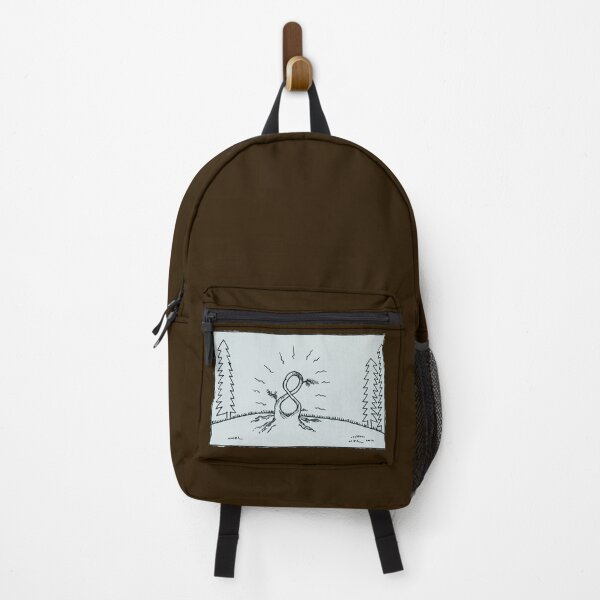 Item preview, Rooted Infinity - Unicorn and Meteor BROWN BACKPACK designed and sold by UnicornMeteor.