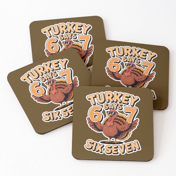 Item preview, Turkey Says Six Seven  designed and sold by WoodburyLake.