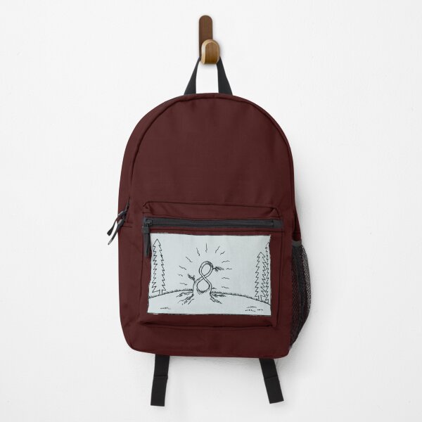 Item preview, Rooted Infinity - Unicorn and Meteor MAROON BACKPACK designed and sold by UnicornMeteor.