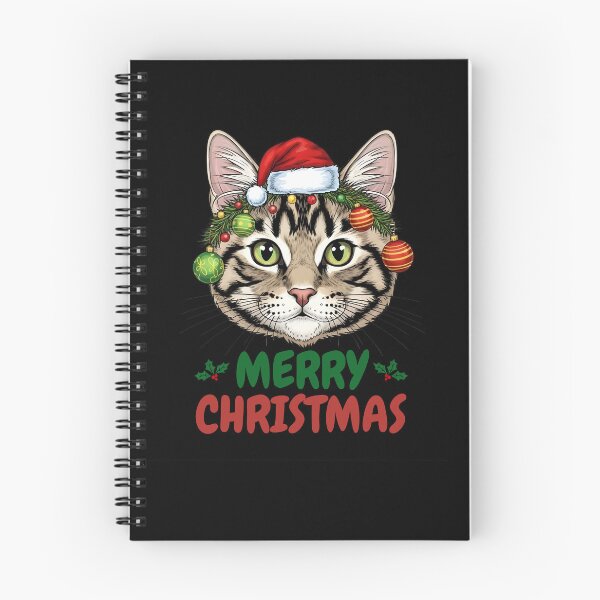Item preview, Bengal Cat Merry Christmas designed and sold by GeniusPrint.