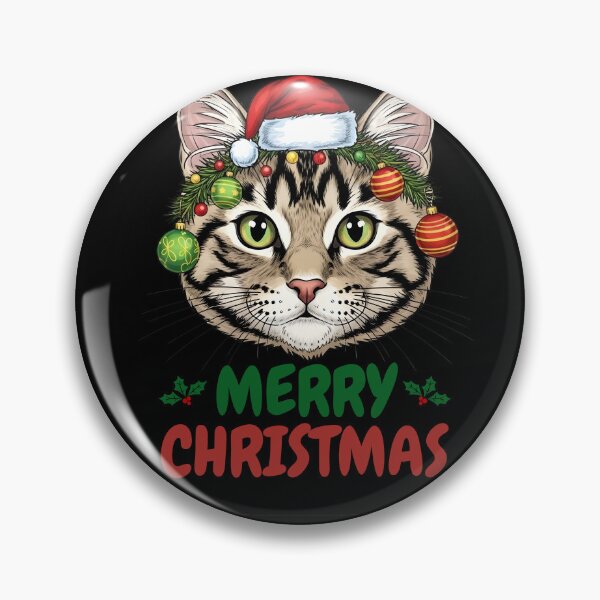 Item preview, Bengal Cat Merry Christmas designed and sold by GeniusPrint.