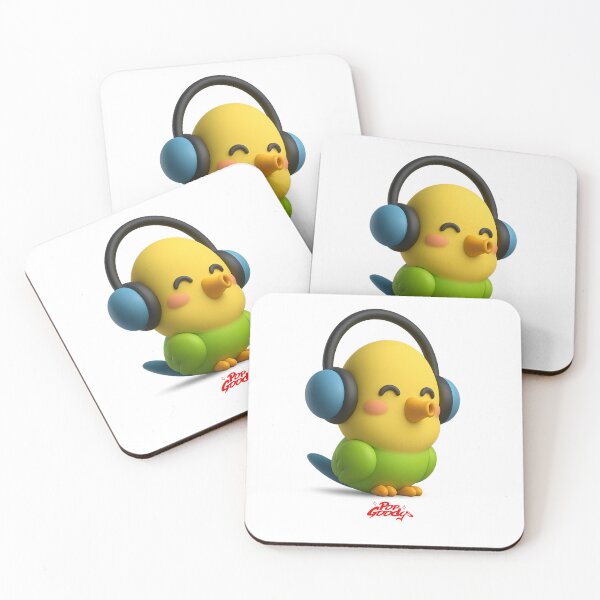 Item preview, Kawaii music bird designed and sold by popgoodys.