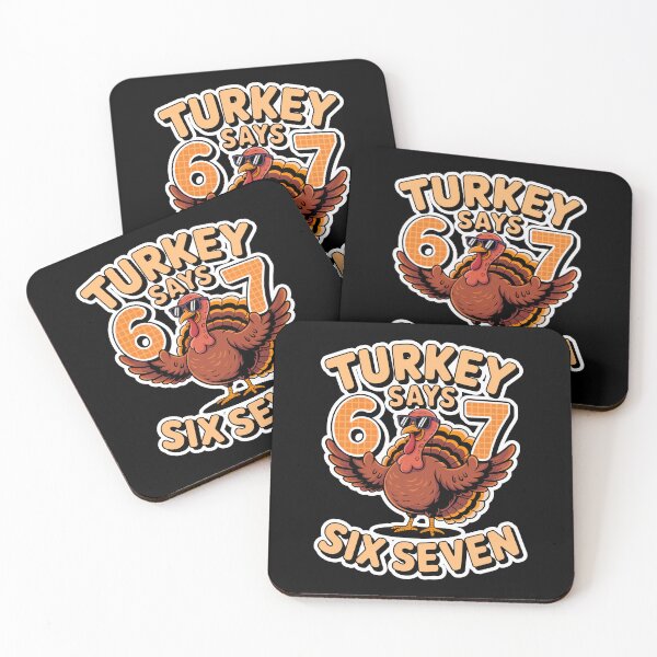 Item preview, Turkey Says Six Seven  designed and sold by WoodburyLake.
