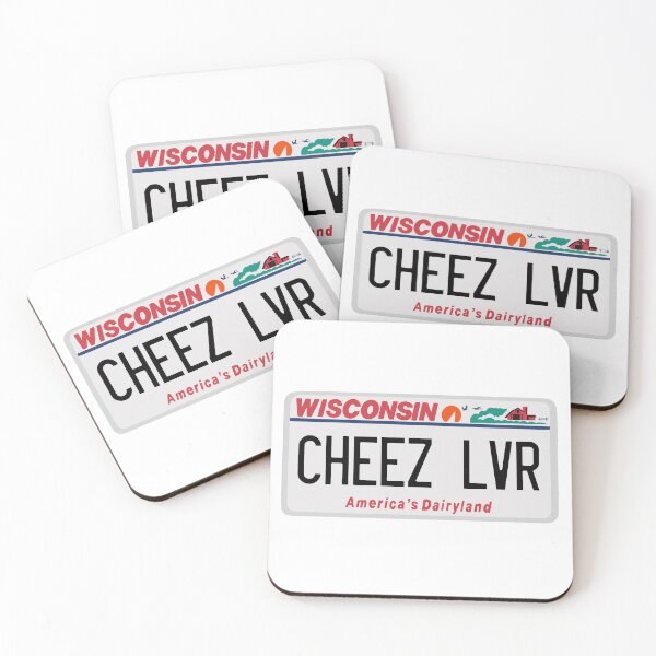 Item preview, Matrícula de Wisconsin - Amante del queso designed and sold by Stuffbysteph95.