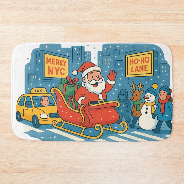 Item preview, No Standing Anytime – Even Santa: A Times Square Christmas designed and sold by Globalcitytees.