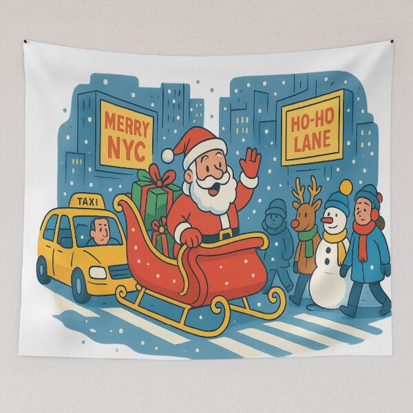 Item preview, No Standing Anytime – Even Santa: A Times Square Christmas designed and sold by Globalcitytees.