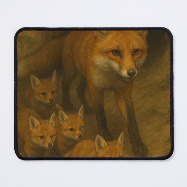 Item preview, Mom Fox and Her Kits designed and sold by thehaywirehoney.