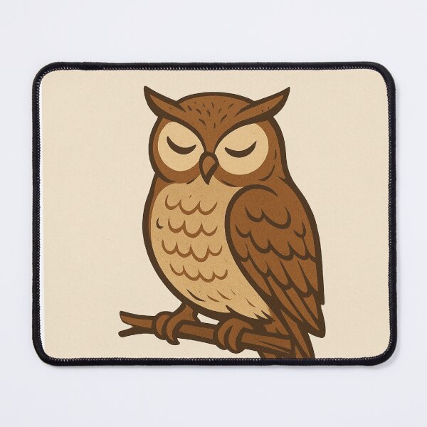 Item preview, funny gamer-style owl design designed and sold by Keios Cool Apparel.