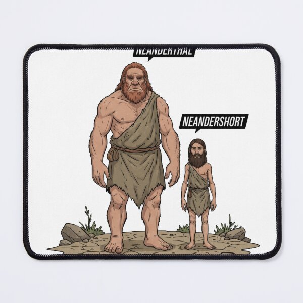 Item preview, Neanderthal vs Neandershort Funny Evolution designed and sold by PunStitch.