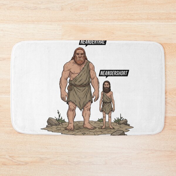 Item preview, Neanderthal vs Neandershort Funny Evolution designed and sold by PunStitch.