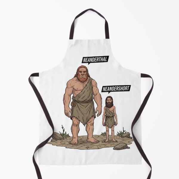 Item preview, Neanderthal vs Neandershort Funny Evolution designed and sold by PunStitch.
