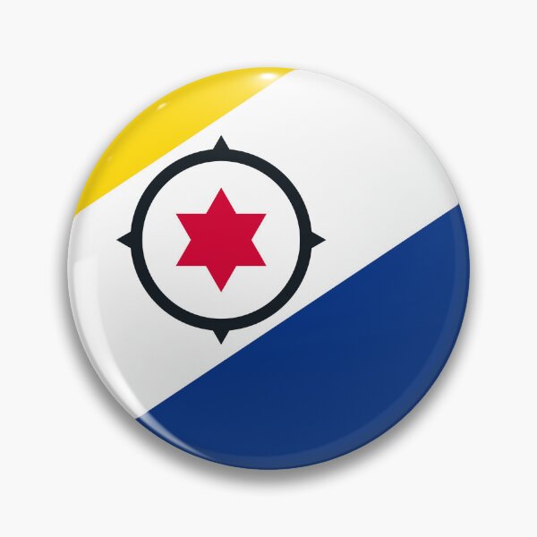 Item preview, Bonaire Flag Round Design designed and sold by NTGUILTY.