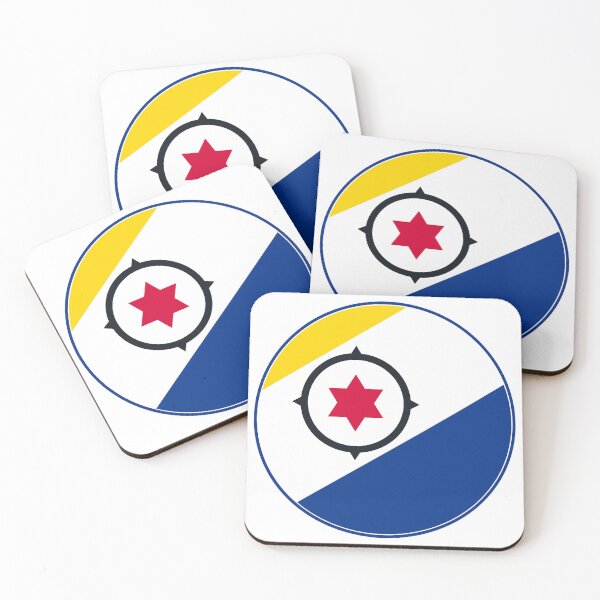 Item preview, Bonaire Flag Round Design designed and sold by NTGUILTY.