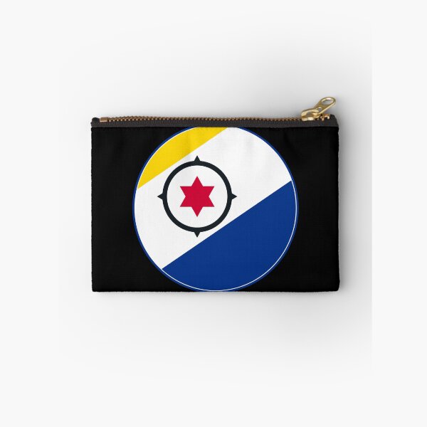 Artikelvorschau, Rundes Design der Bonaire-Flagge entworfen und verkauft von NTGUILTY.