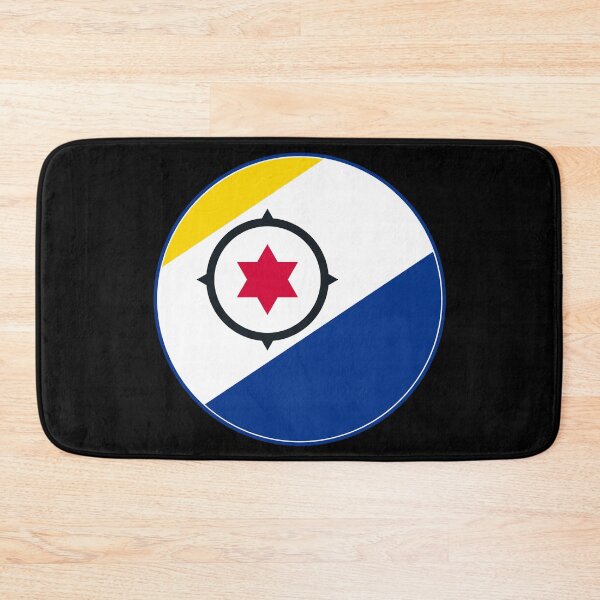 Item preview, Bonaire Flag Round Design designed and sold by NTGUILTY.