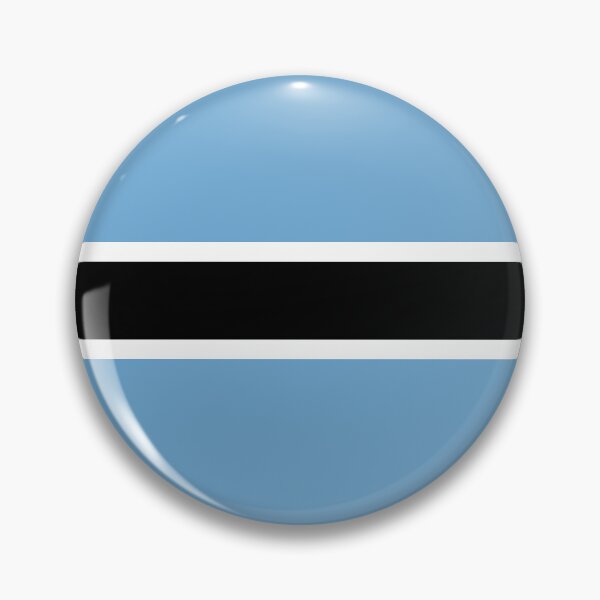 Artikelvorschau, Rundes Design der Flagge von Botswana entworfen und verkauft von NTGUILTY.