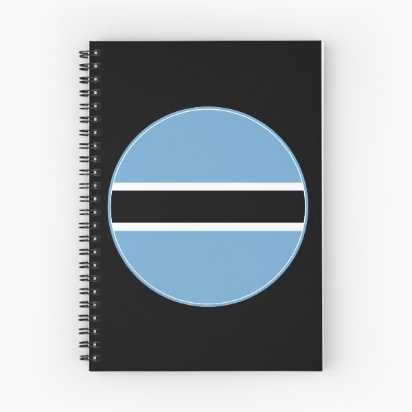 Item preview, Botswana Flag Round Design designed and sold by NTGUILTY.