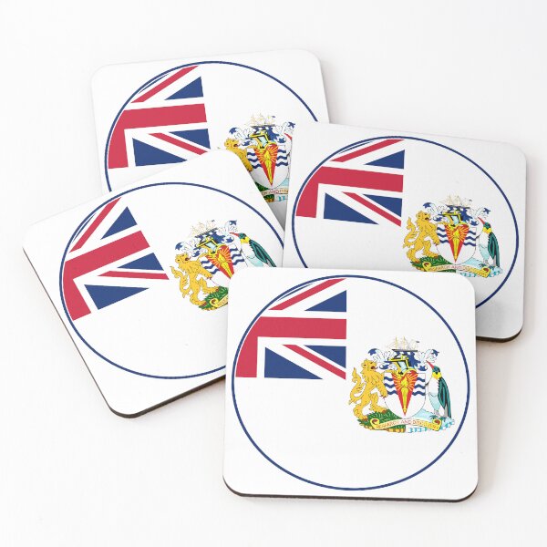 Item preview, British Antarctic Territory Flag Round Design designed and sold by NTGUILTY.