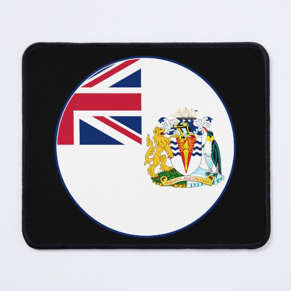 Item preview, British Antarctic Territory Flag Round Design designed and sold by NTGUILTY.