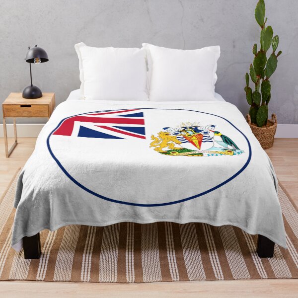 Item preview, British Antarctic Territory Flag Round Design designed and sold by NTGUILTY.