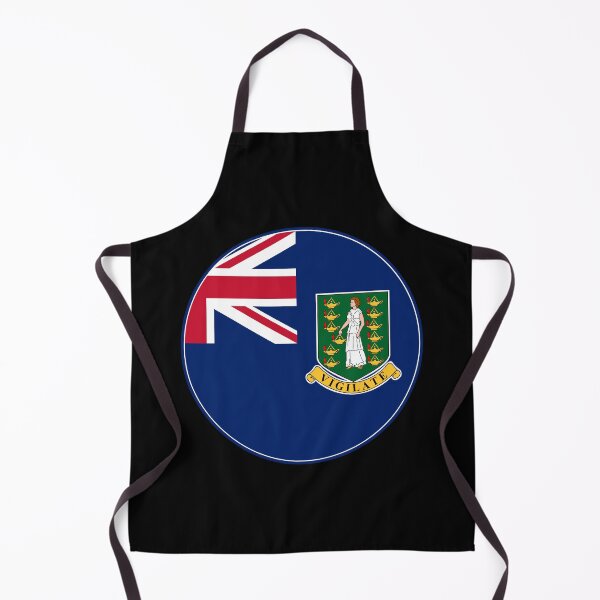 Item preview, British Virgin Islands Flag Round Design designed and sold by NTGUILTY.