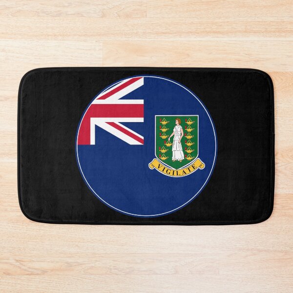 Item preview, British Virgin Islands Flag Round Design designed and sold by NTGUILTY.