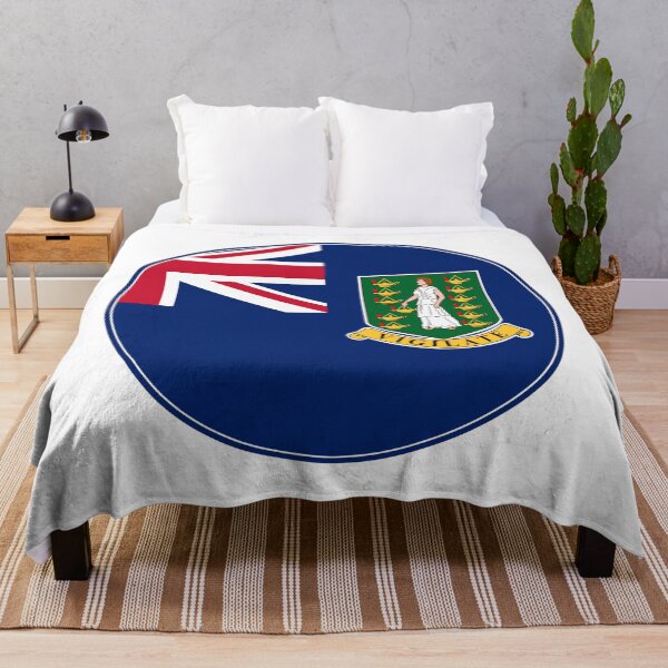 Item preview, British Virgin Islands Flag Round Design designed and sold by NTGUILTY.